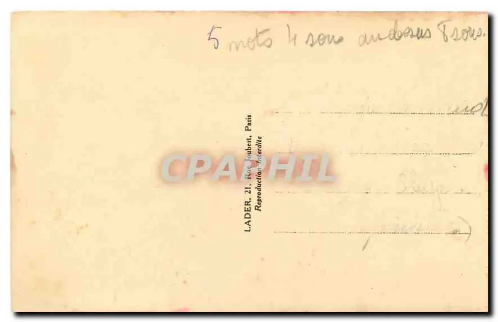 PARIS - Avenue Foch — uitzicht richting het Arc de Triomphe — Lader 14 - Achterkant