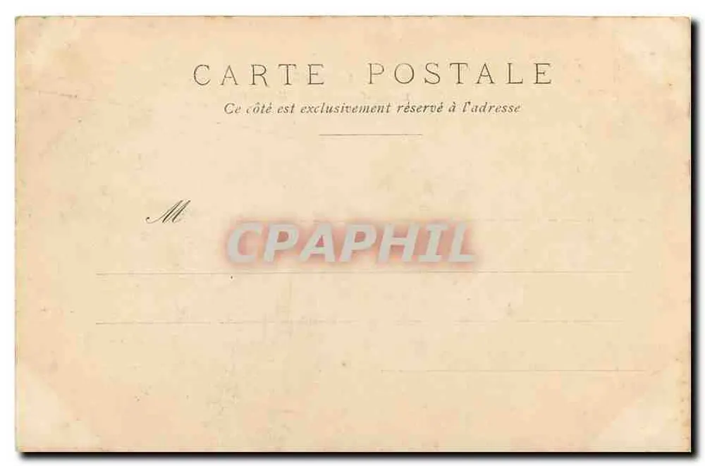 Buttes-Chaumont (Belvédère) — Paris — editor não identificado, número de série 1 - Verso
