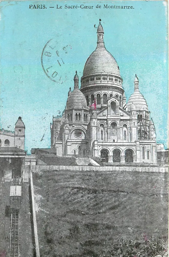 Paris — Le Sacré-Cœur de Montmartre — éditeur inconnu, n° de série non visible - Recto