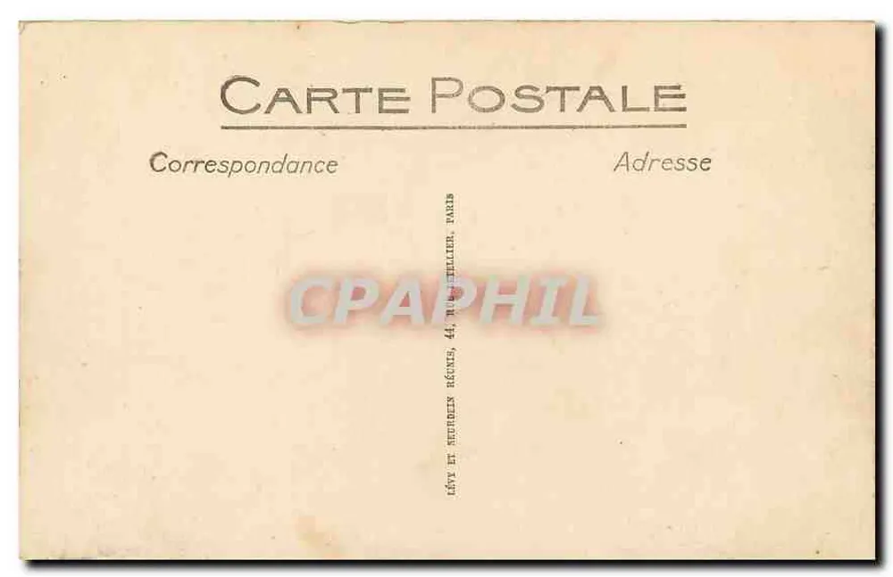 Paris — Vue du Jardin des Tuileries — LL, n° 695 - Verso