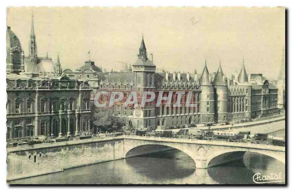 Paris - A Conciergerie e o rio Sena — Éditions Chantal, n°22 - Frente