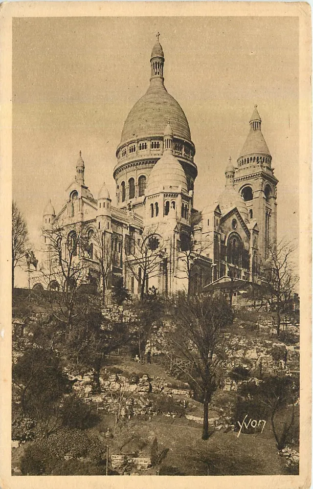 Basilique du Sacré-Cœur — Paris — Édition d'Art YVON, n°1 - Recto