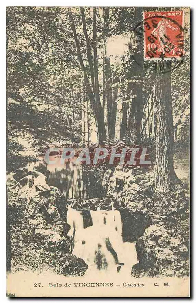 Bois de Vincennes — Cascades — Edição Artística C. M. - Frente