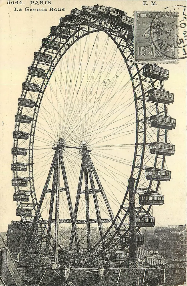 Paryż - Wielka Koła — E.M. n°5064 - Awers