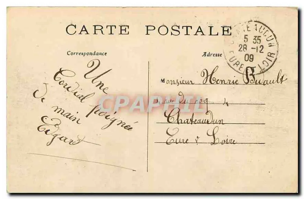 PARIS — Les Invalides — Vista Geral — C.M. n°262 - Verso