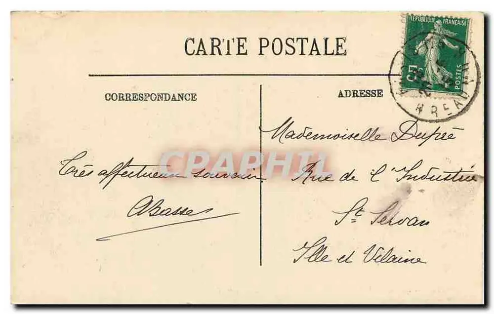 Paris — Das Rathaus und der Pont d'Arcole — LL. n° 118 - Rückseite