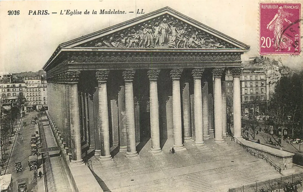 Parigi — La Chiesa della Madeleine — LL - Recto