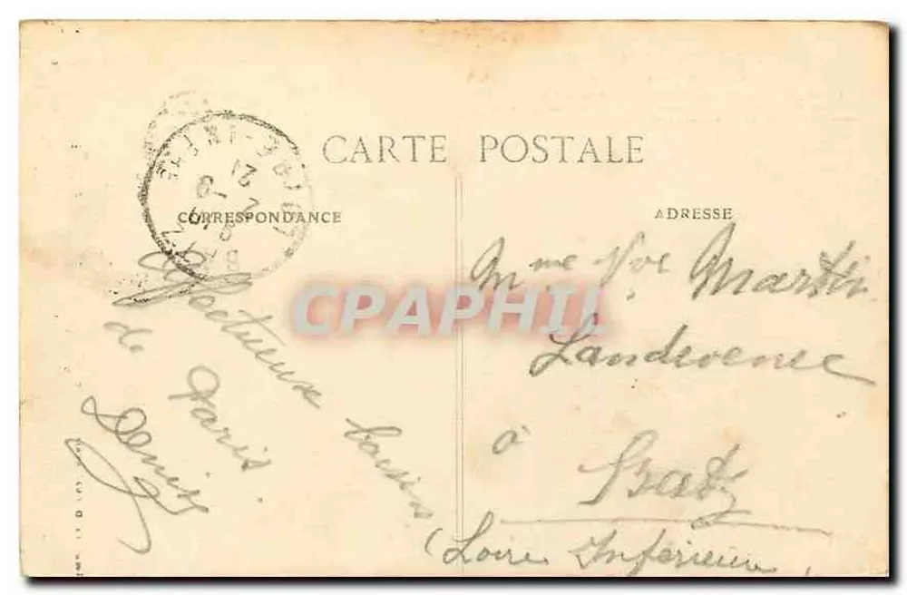 PARIS — Os Invalidos — Entrada principal — editor S.D. n° 4547 - Verso