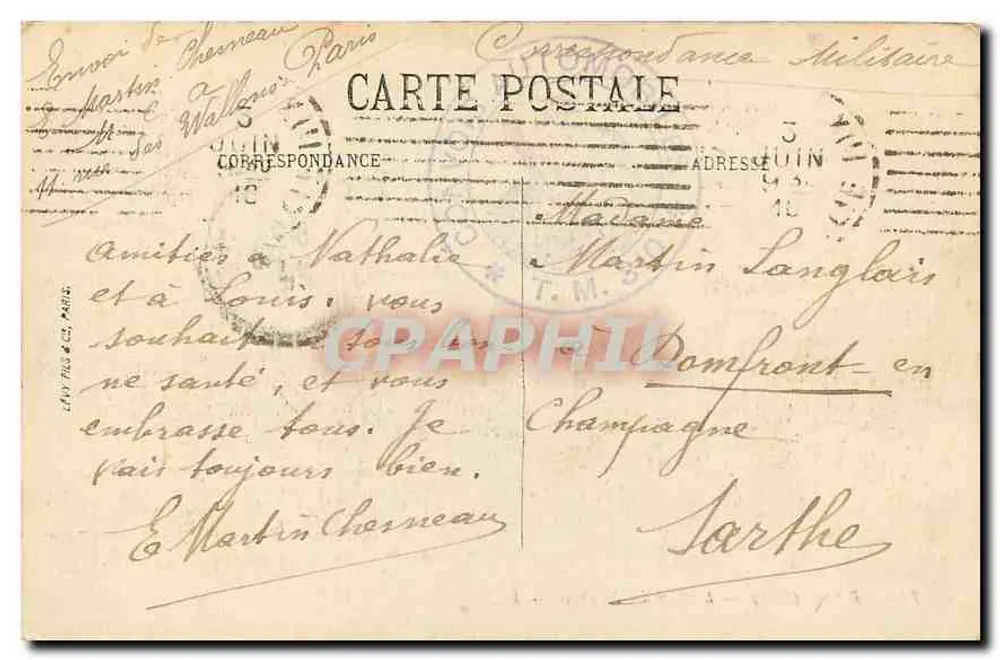 Paris (VIIe) — O Hotel dos Invalidos — LL. — n° 713 - Verso