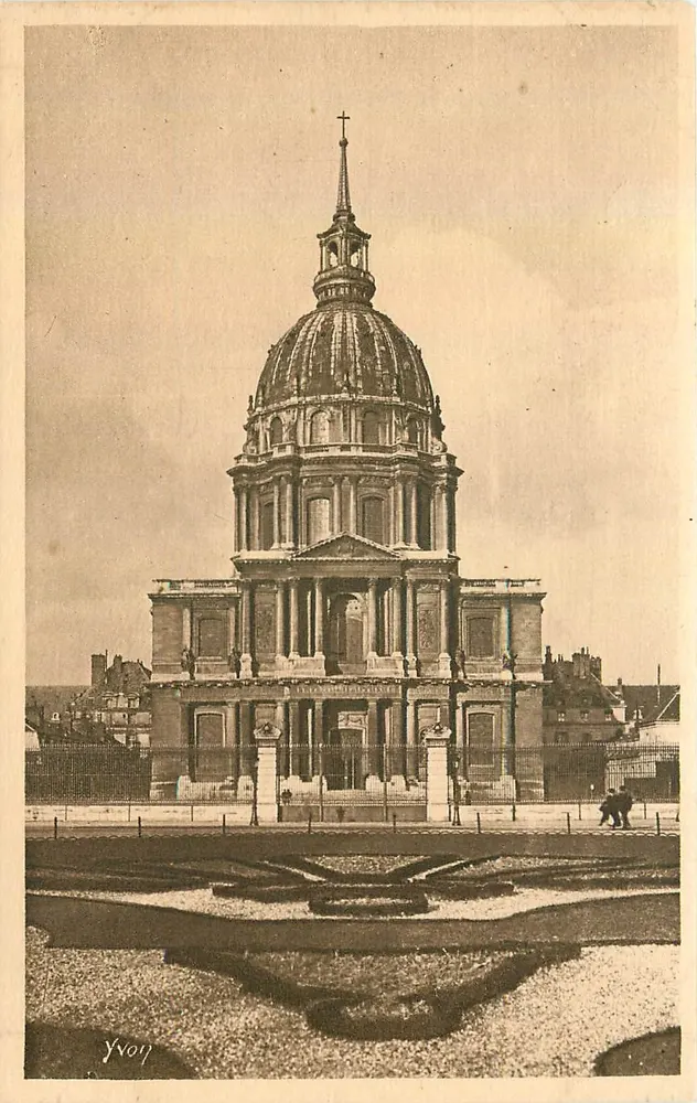 Les Invalides — Paris... en Flanant — Edição de Arte YVON, Naully-Paris - Frente