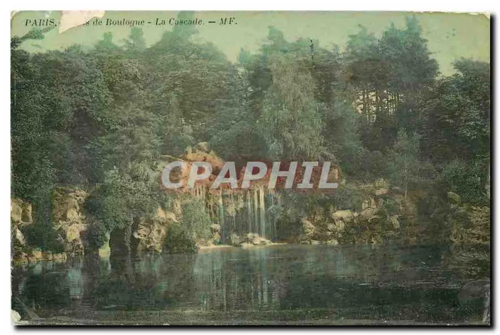 Parco di Boulogne - La Cascata — MF. - Recto