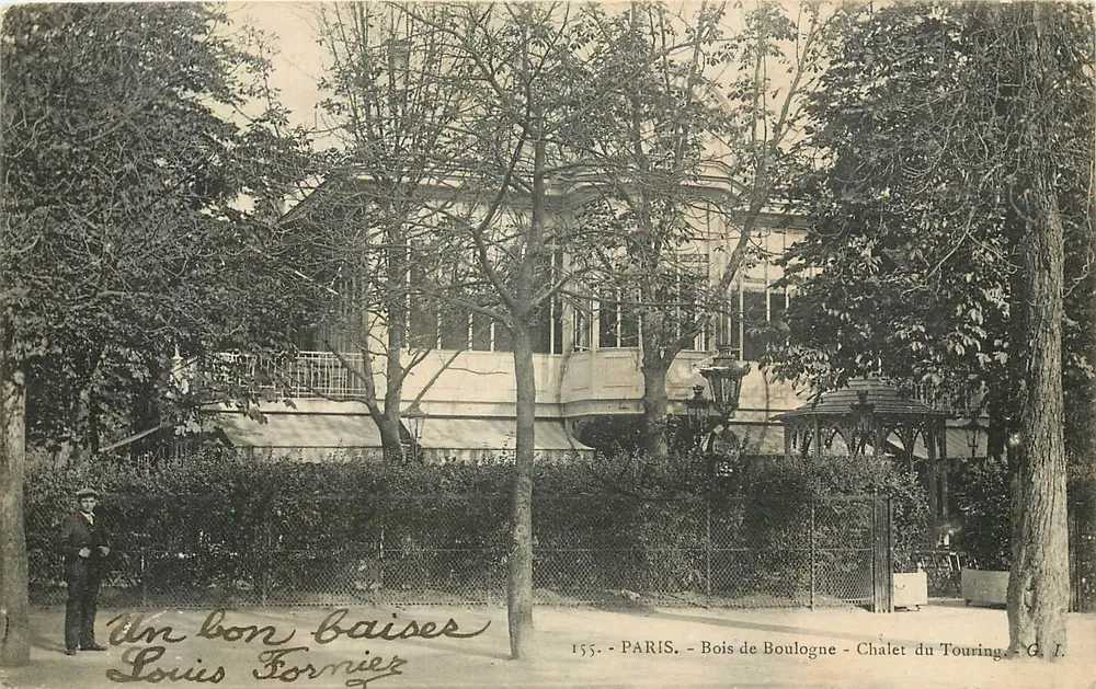 Paris - Bois de Boulogne - Chalet du Touring — G. L. — n° 155 - Recto