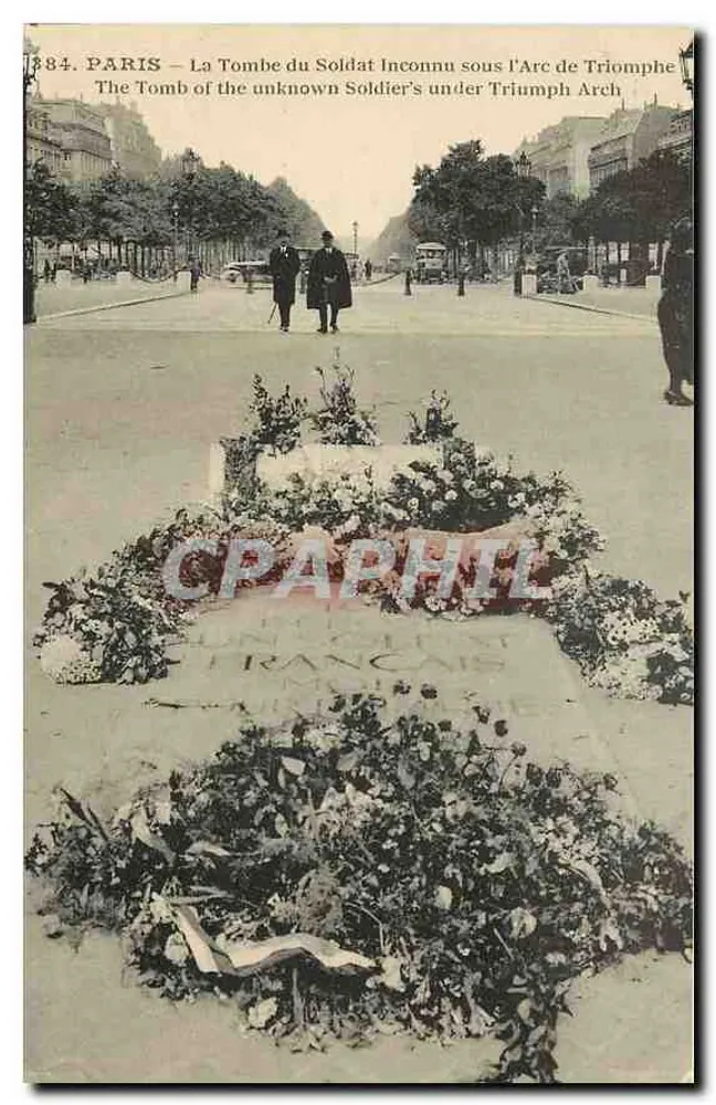 Paris — La Tombe du Soldat Inconnu sous l'Arc de Triomphe — Les Editions Artistiques - Recto