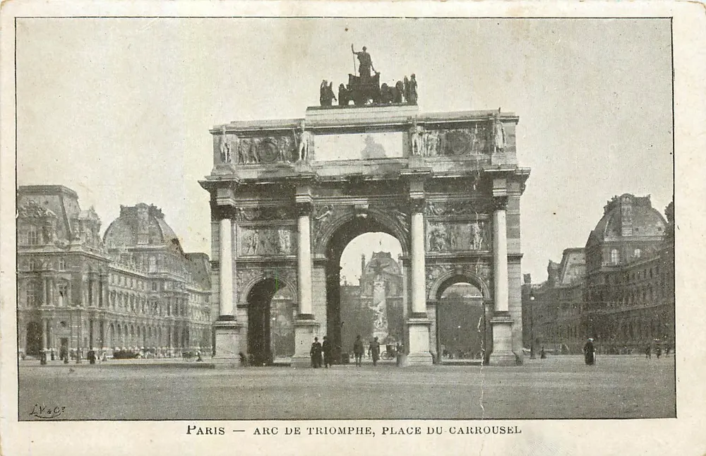 Paris — Arc de Triomphe, Place du Carrousel — LVOC - Front