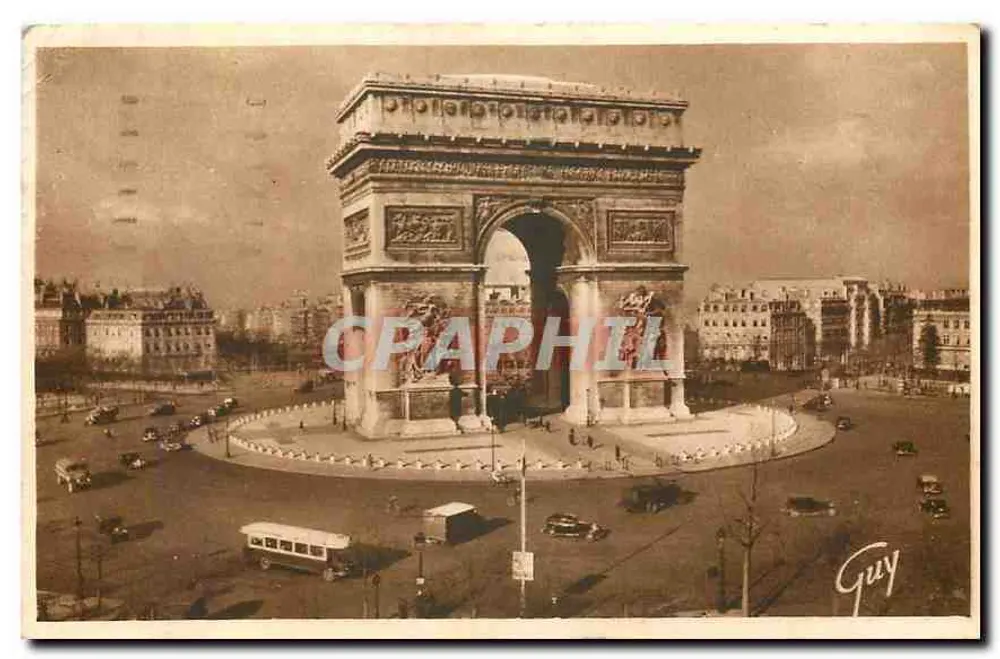 Arc de Triomphe — Paris — Verlag André Léonard, n° 1004 - Vorderseite