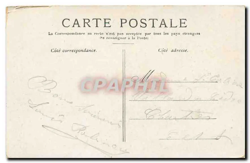 Paris — A Conciergerie — Craphil - Verso