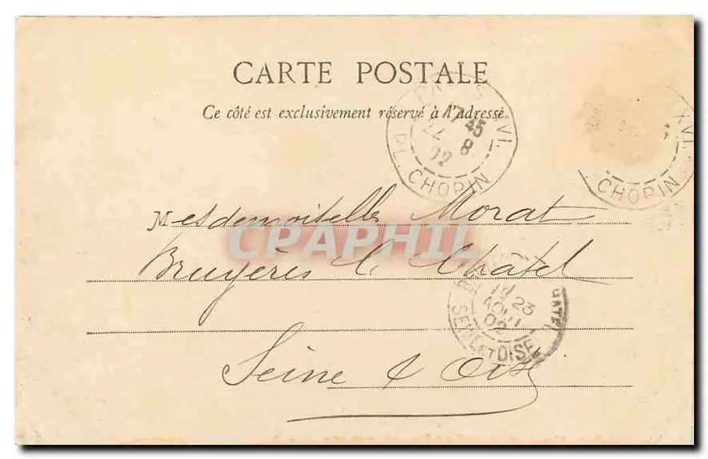 Paris - Igreja de Saint-Leu — editor não visível, número de série não legível - Verso