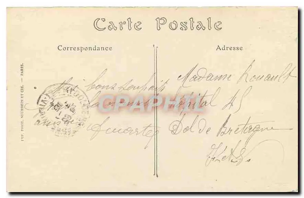 PARIS — A Igreja da Madeleine — ND. Phot. - Verso
