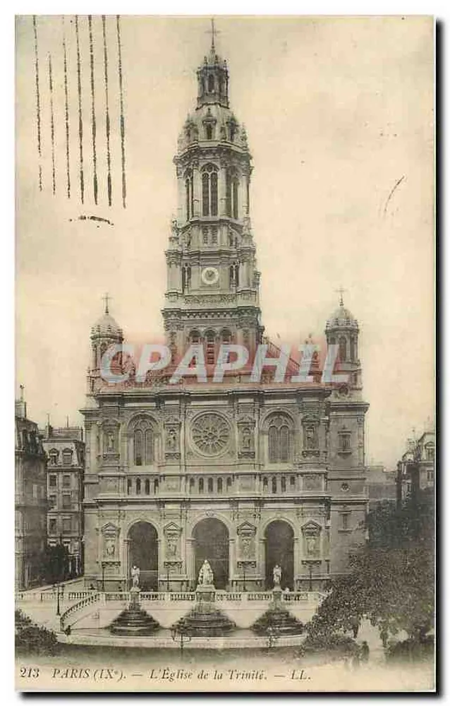Paris (IXe) — A Igreja da Trindade — LL. n° 213 - Frente