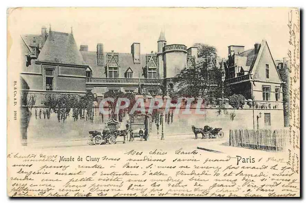 Museu de Cluny — Paris — SR & Co. A.D. n° 19018 - Frente