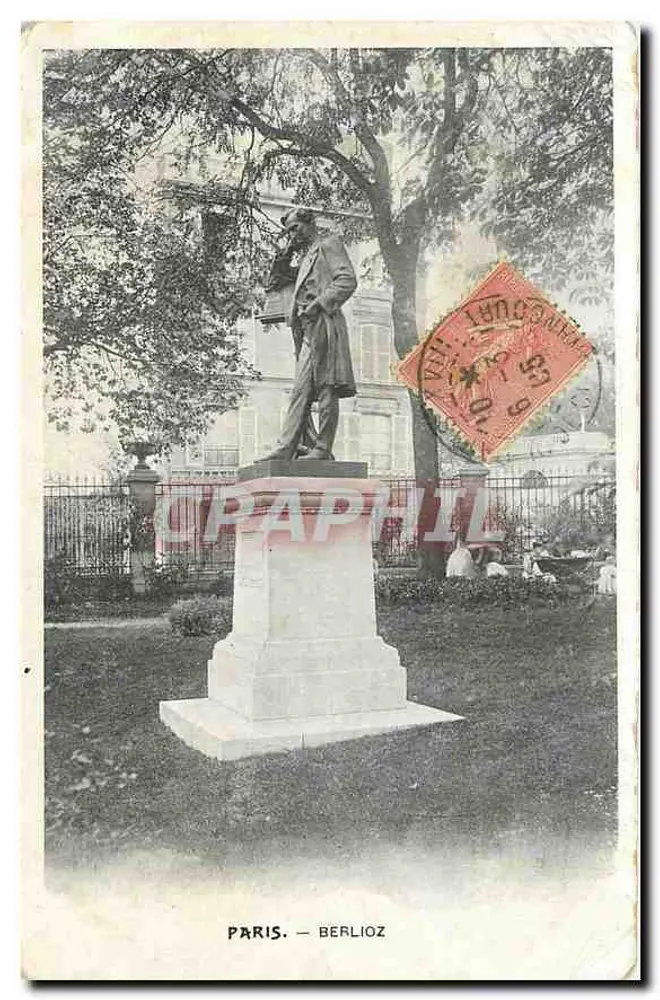 Paris — Berlioz — estátua em um parque - Frente