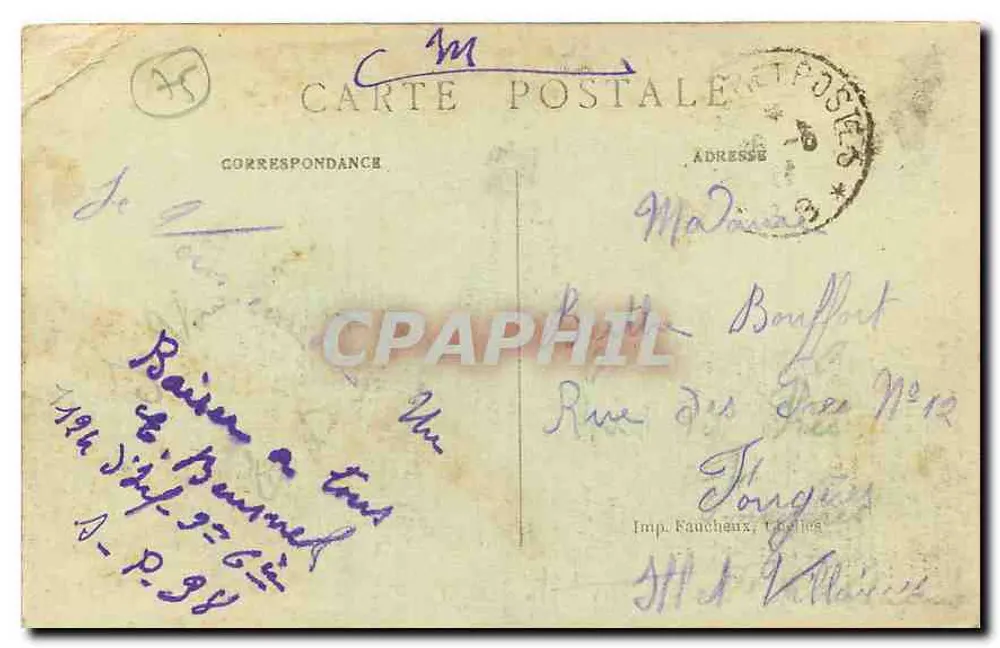 Paris — Igreja da Madeleine — L. D. - Verso