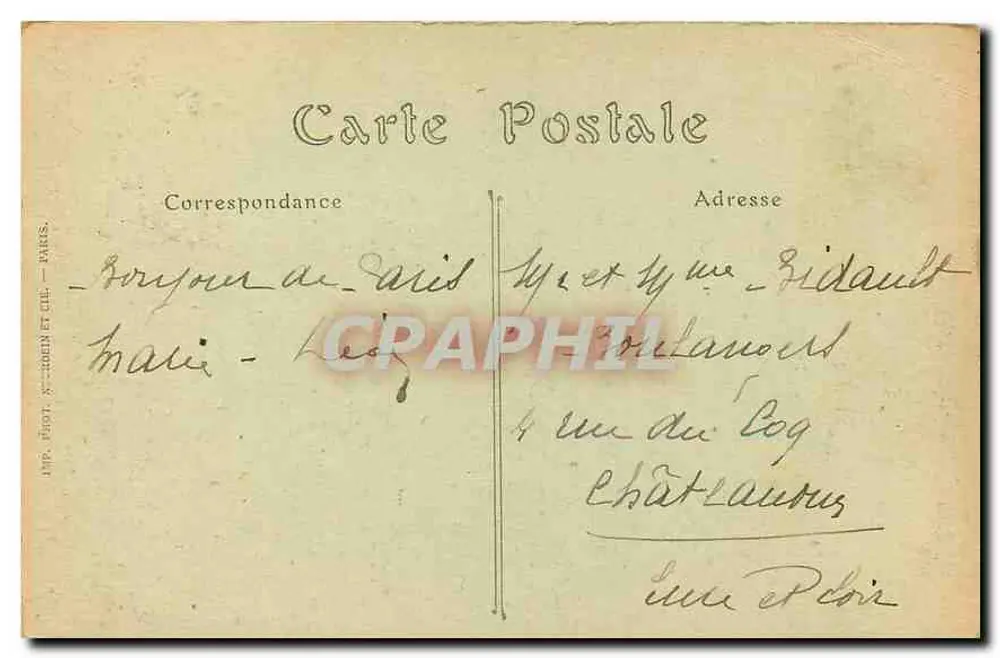 Paris — Le Pont des Arts et l'Institut — ND. Phot. - Verso