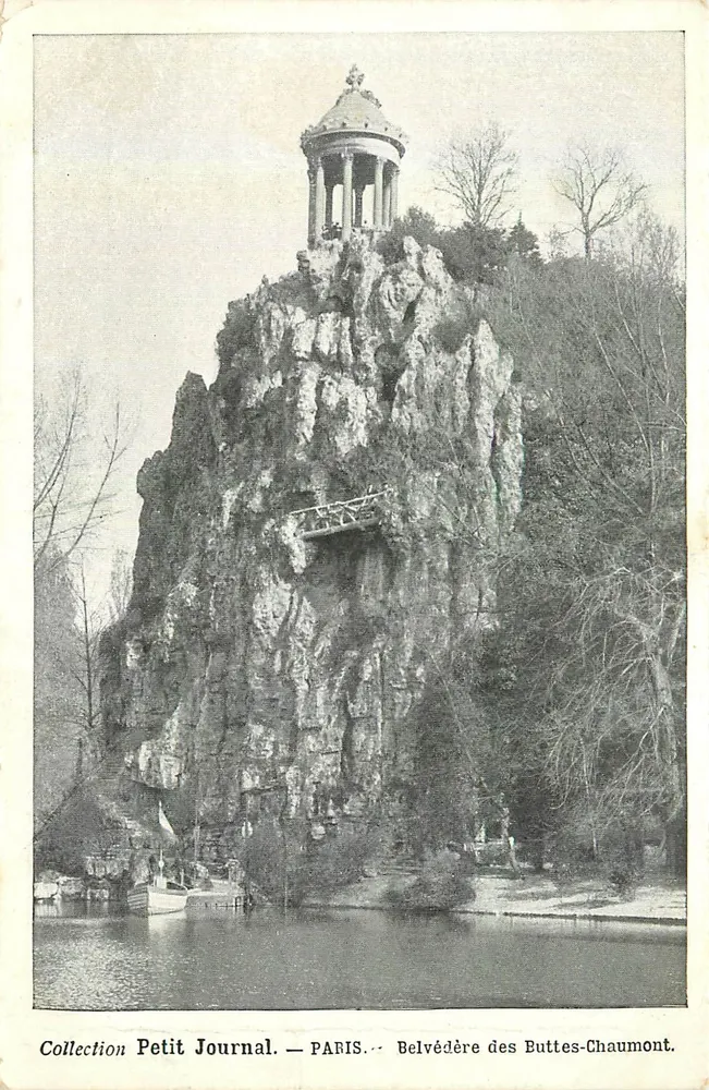 Belvédère der Buttes-Chaumont — Paris — Sammlung Petit Journal - Vorderseite
