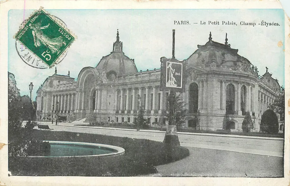 PARIS — O Pequeno Palácio, Champ-Élysées — Editor DOZ - Frente