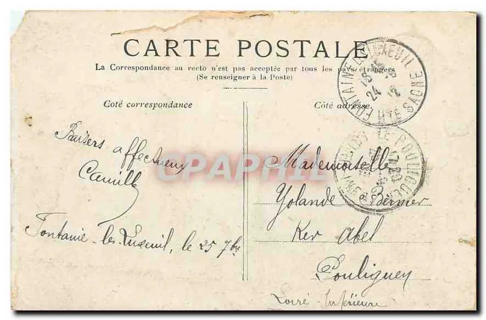 PARIS — O Pequeno Palácio, Champ-Élysées — Editor DOZ - Verso