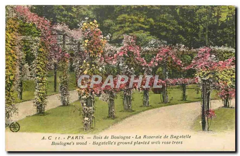 Wälder von Boulogne - Die Roseaie de Bagatelle — A.C. Paris - Vorderseite