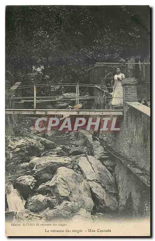 O riacho dos macacos — Uma cascata — Edição do hotel do riacho dos macacos - Frente