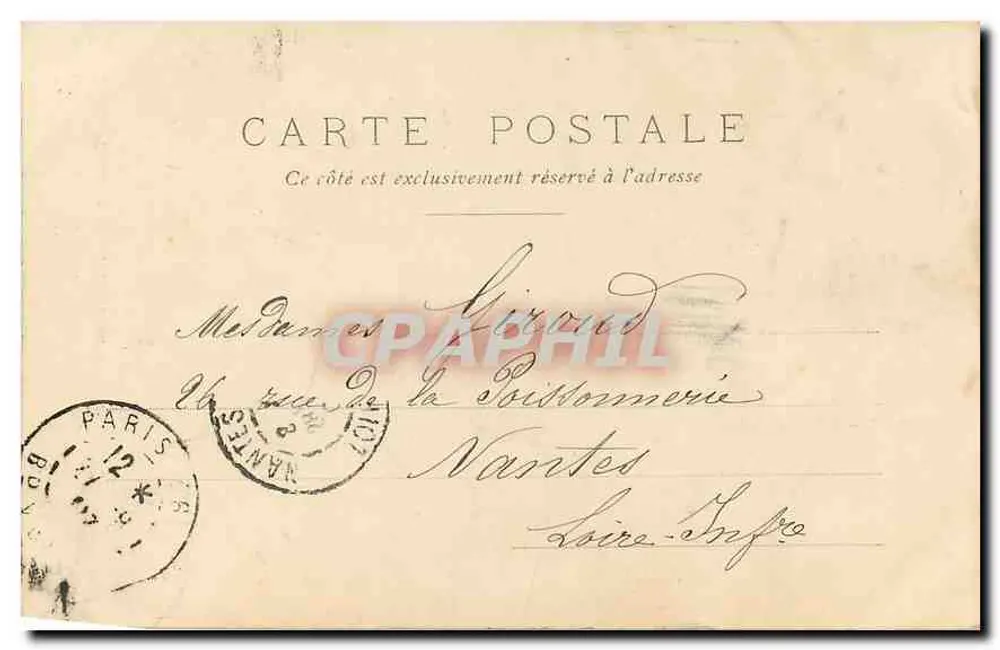 Paris — Le Sacré-Cœur et le Funiculaire — Éditeur inconnu, n° 135 - Verso