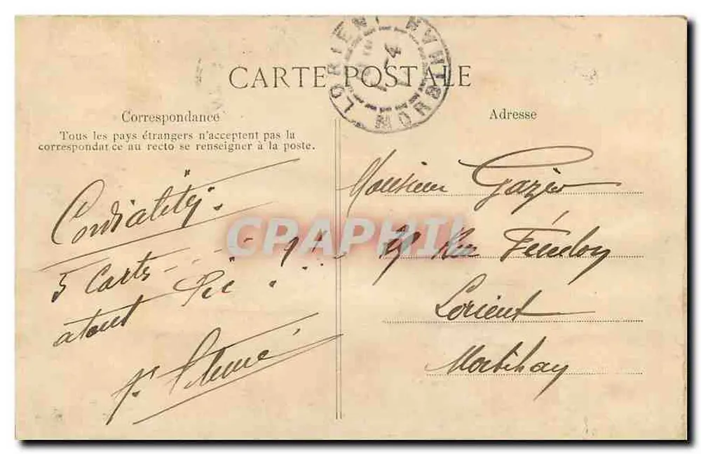 PARIS — Rue de Rivoli — Editor E.D.P. n° 4499 - Verso