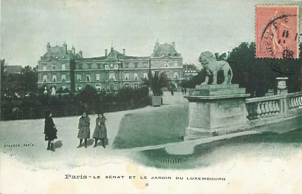 Paris - Der Senat und der Luxembourg-Park — Staerch, Paris - Vorderseite