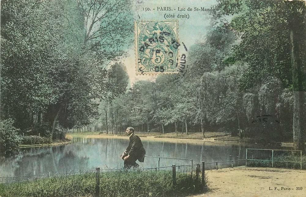 Lago de St-Mandé — lado direito — L. F., Paris - 359 - Frente