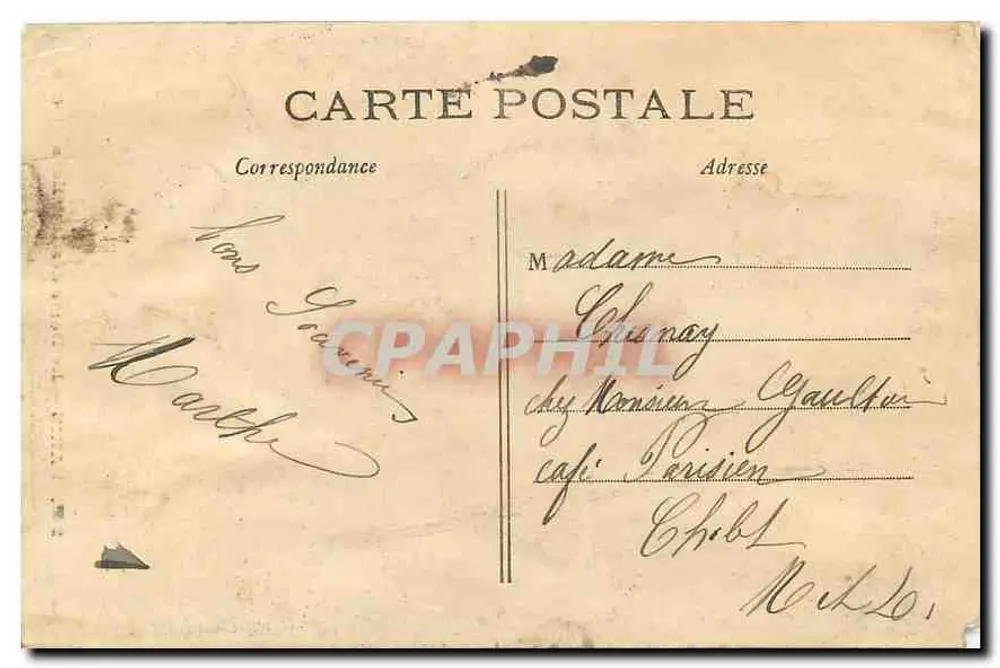 Paris — O Domo dos Inválidos — C. M. n°261 - Verso