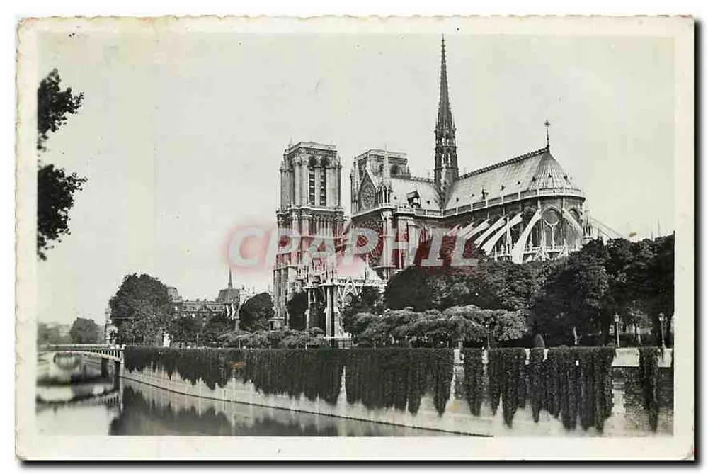 Nossa Senhora de Paris — vista da Sena — Edições Chantant, Rua Danton - Frente