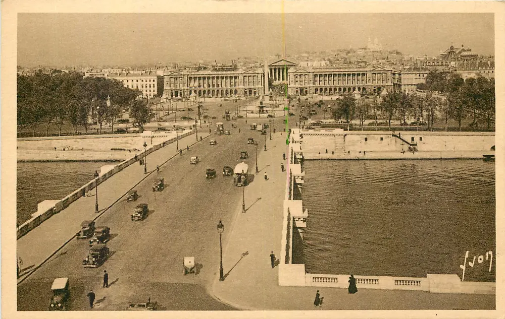 Place de la Concorde — allgemeiner Blick — Les Éditions d'Art Lyon, Paris - Vorderseite
