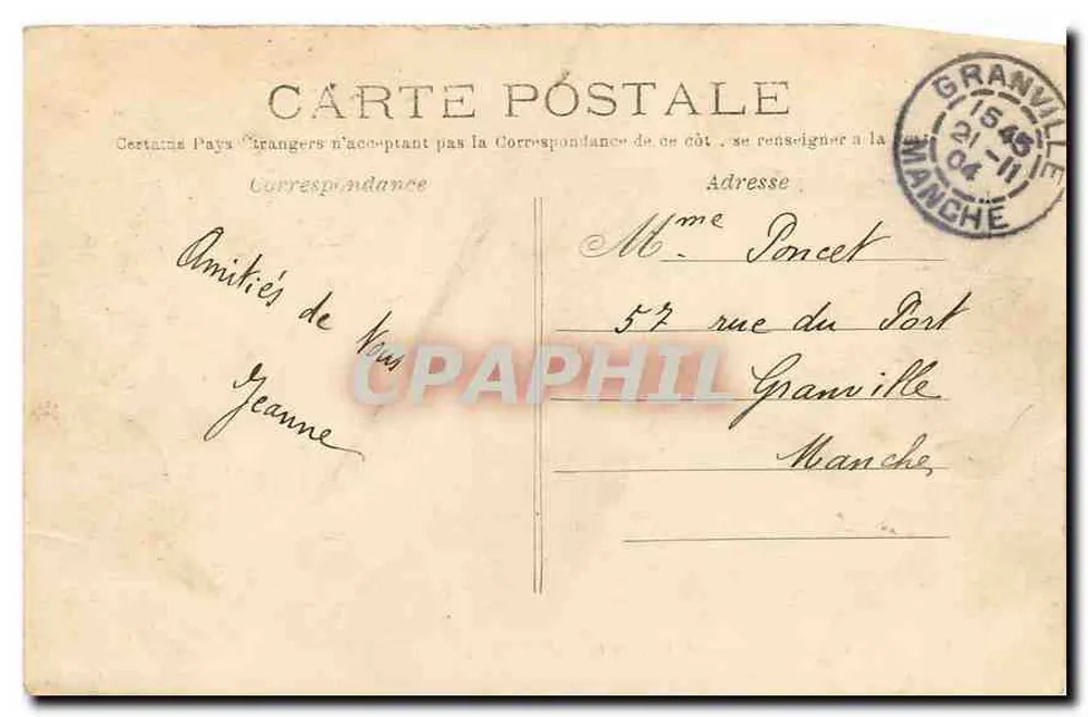 Paris — Buttes Chaumont, a Gruta — J. II. - Verso