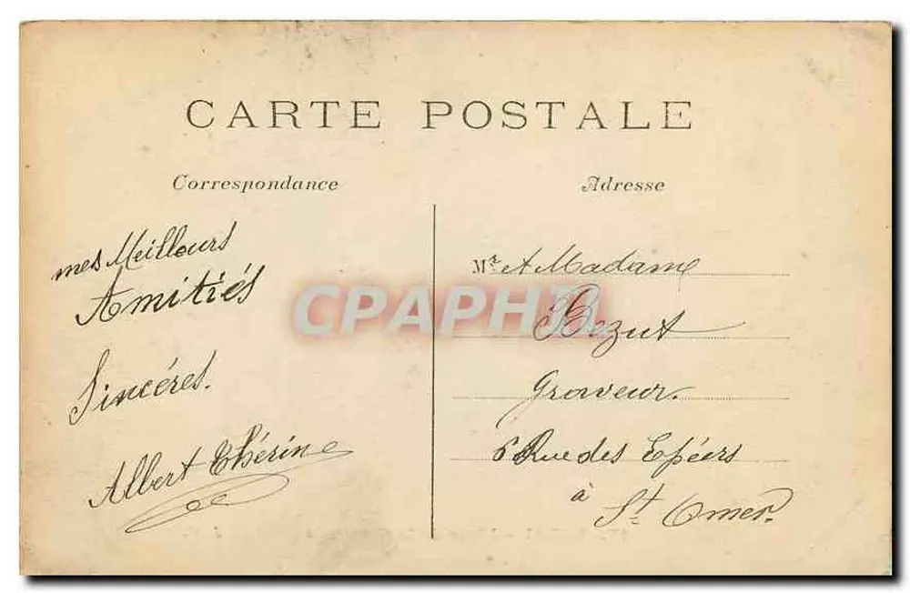 Paris — Place de la Concorde — J. H. n°17 - Verso