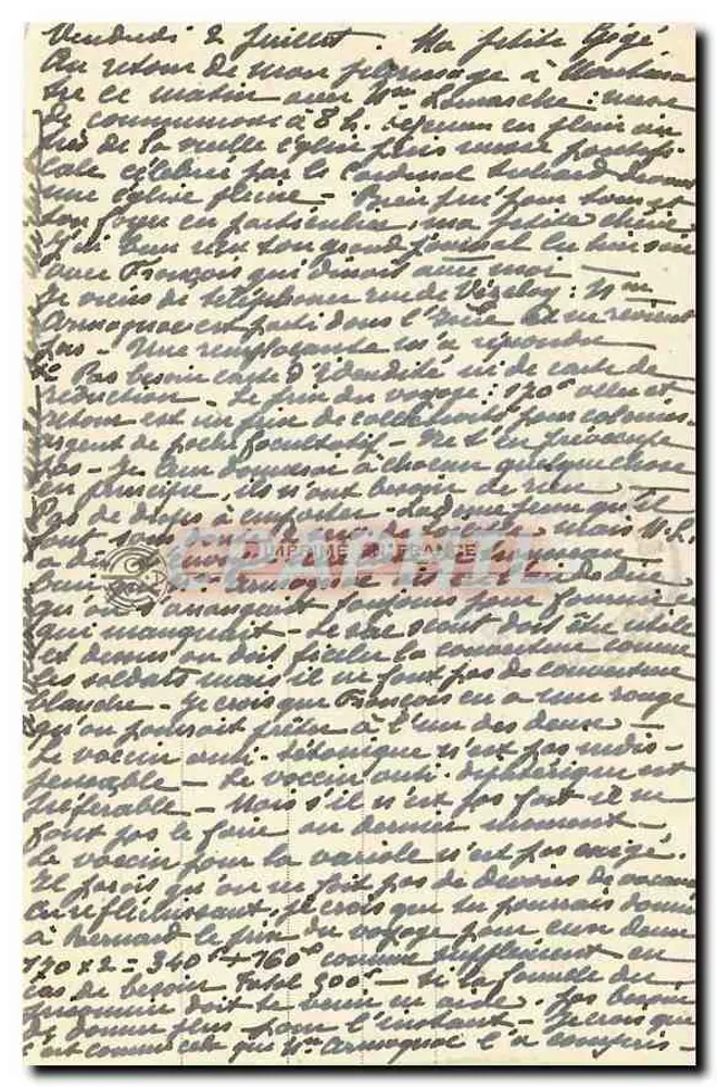 Paris — Basilika des Heiligen Herzens — Der Chor und die Mosaik — Verlag AN Paris, Nr. 520 - Rückseite