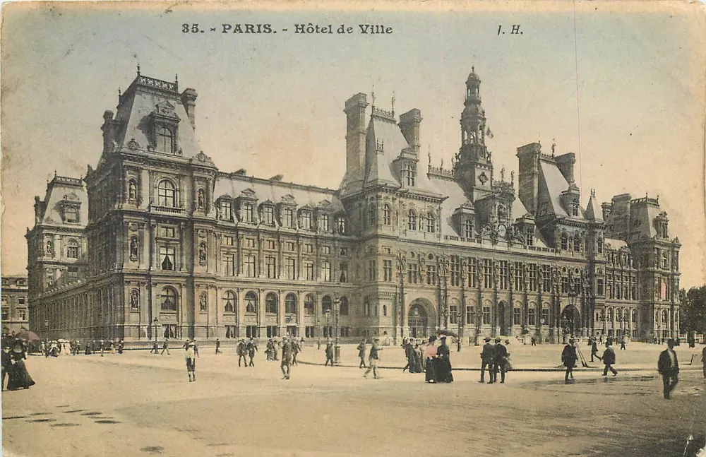 Paris - Hôtel de Ville — J. H. — n° 35 - Front