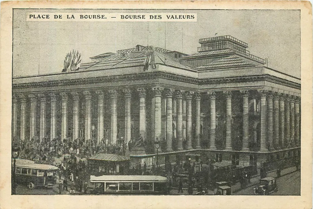 Place de la Bourse — Bourse des Valeurs — Monopolitre - Frente