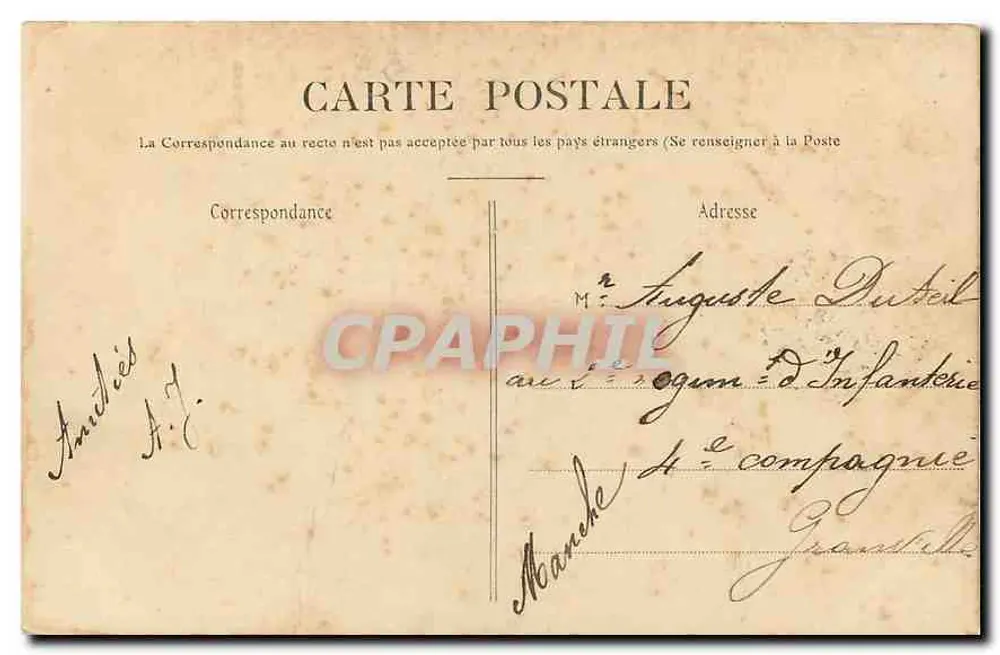 Paris — Instituto Pasteur — P.J. Marnhuse, Paris - Verso