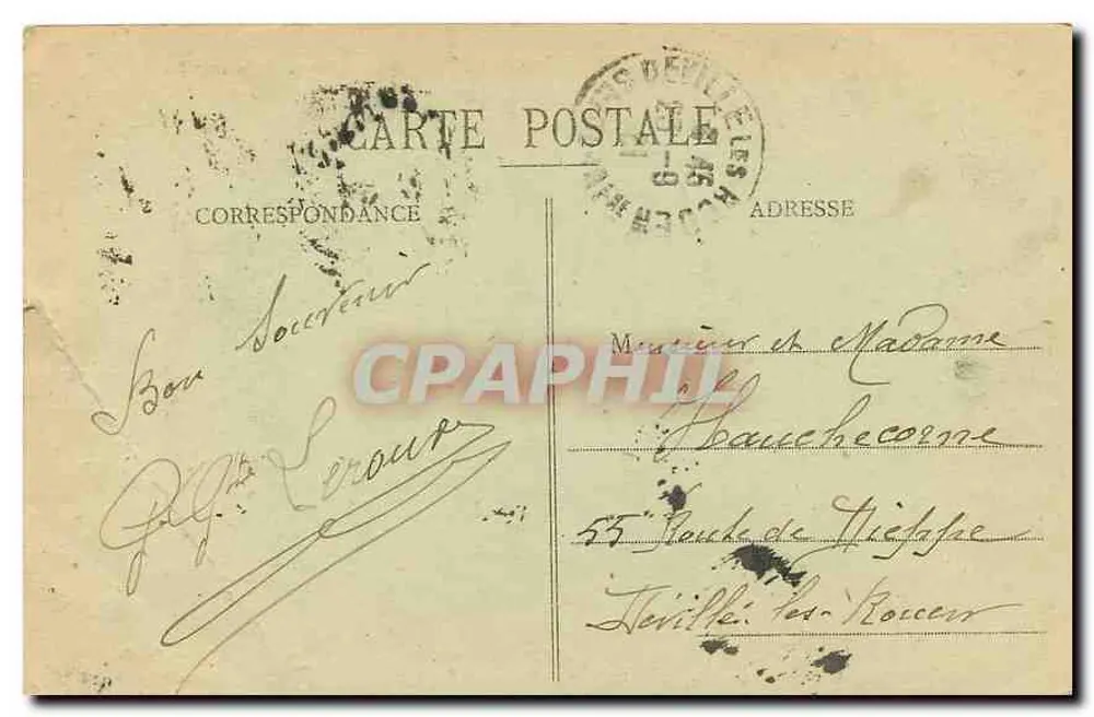 Paris (16e Arr.) — Panorama dos Sete Pontes — editor não identificado - Verso