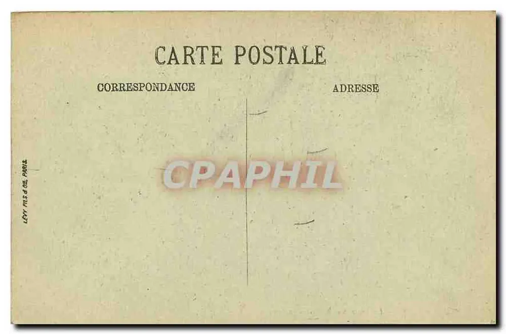 Paris — La Gare du Bois de Boulogne — LL — n° 929 - Verso