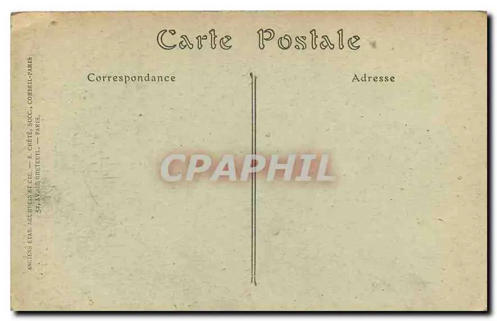 PARIS — Fachada do Teatro da Ópera-Comique — J. Hot. n° 1913 - Verso
