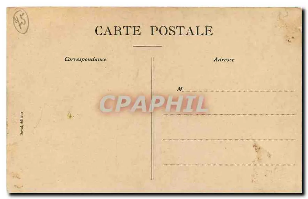 PARIS — Le Sacré-Cœur de Montmartre — Daval, éditeur, n°724 - Verso