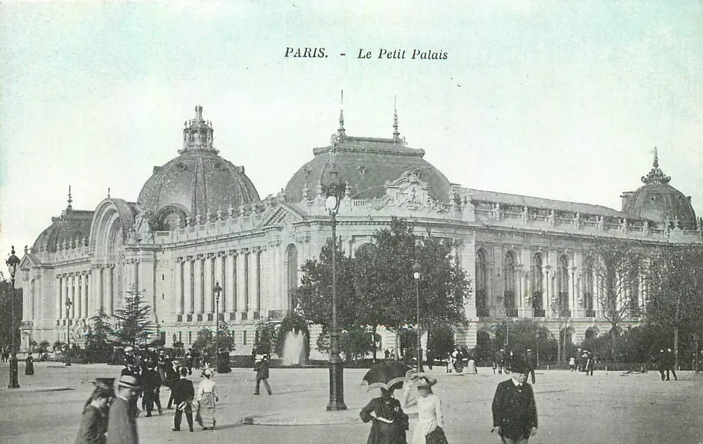 Paris - O Pequeno Palácio — vista arquitetônica — editor não identificado - Frente